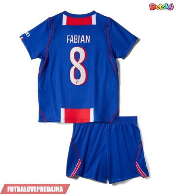 Lacne Dětský Futbalové dres Paris Saint-Germain Fabian Ruiz #8 2026-27 Krátky Rukáv - Domáci (+ trenírky)
